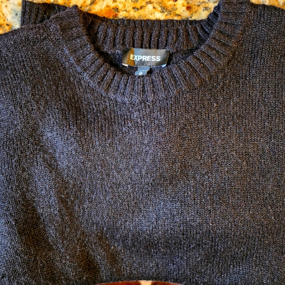Express Black Knit Sweater